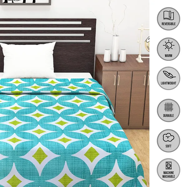 Glace_Cotton_120_GSM_Reversible_Lightweight_Printed_Double_Bed_AC_Dohar_Blanket_Quilt_-_Turquoise_Blue_and_Green