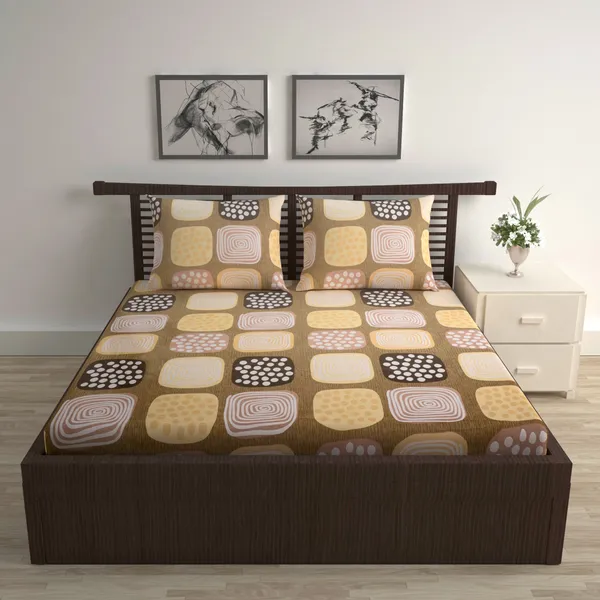 220_TC_100%_Cotton_Bedsheet_for_Double_Bed_with_2_Pillow_Covers_for_Home-Hotels-Guest_House