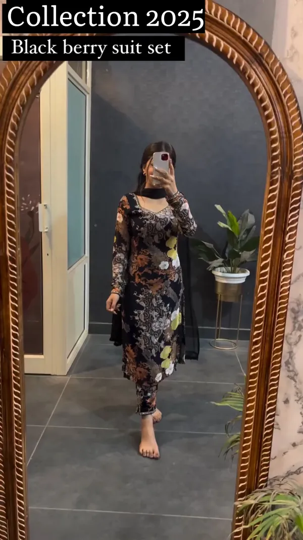 Black_Floral_Printed_Cotton_Blend_Salwar_Suit_with_Dupatta