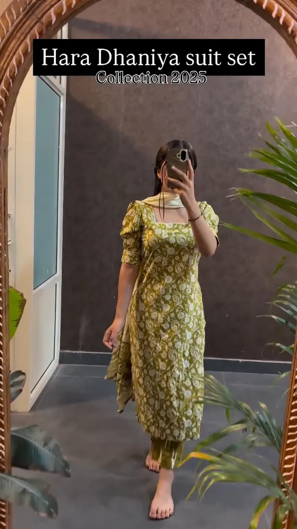 Elegant_Hara_Dhaniya_Kurta_Pant_Dupatta_Set