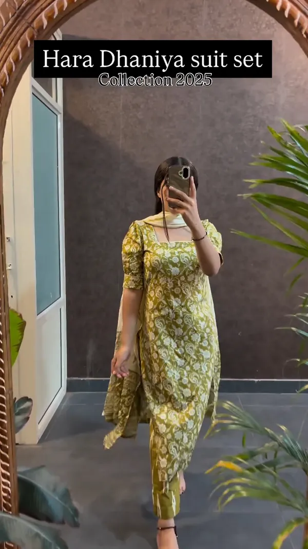 Elegant_Hara_Dhaniya_Kurta_Pant_Dupatta_Set