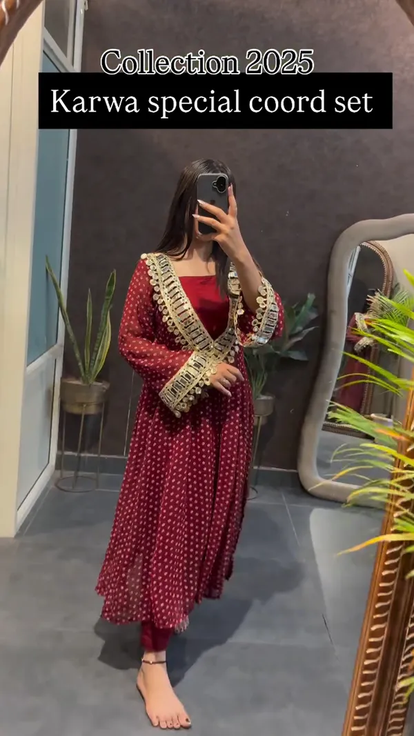 Festive_Polka_Maroon_Co-ord_with_Mirror_Embellishment