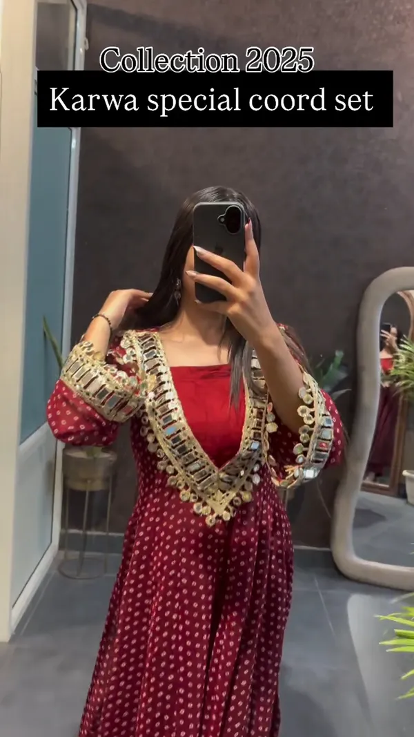 Festive_Polka_Maroon_Co-ord_with_Mirror_Embellishment