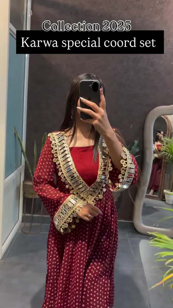 Festive_Polka_Maroon_Co-ord_with_Mirror_Embellishment