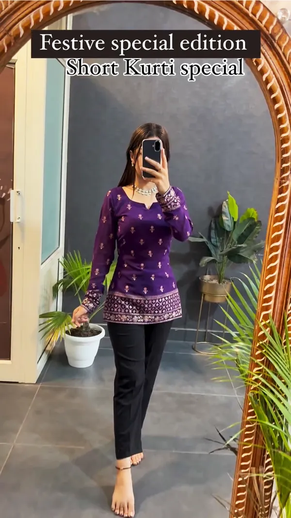 Purple_Straight_Full_Sleeve_Short_Kurti