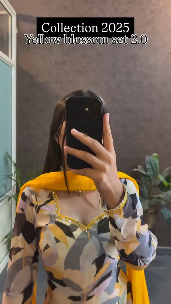 Yellow_Blossom_Printed_Kurta_Set_with_Dupatta