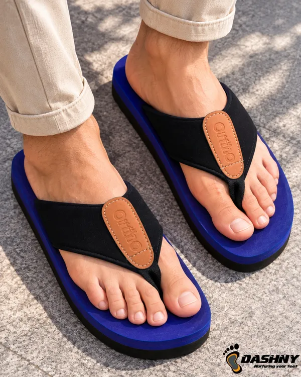 DASHNY_Men's_Premium_BLUE_Platform_Flip_Flops_|_Soft_Cushioned_Thick_Sole_Slippers_|_Stylish_Lightweight_&_Comfortable_Casual_Daily_Wear_Footwear