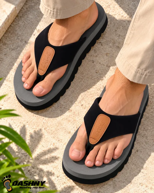DASHNY_Men's_Premium_GREY_Platform_Flip_Flops_|_Soft_Cushioned_Thick_Sole_Slippers_|_Stylish_Lightweight_&_Comfortable_Casual_Daily_Wear_Footwear
