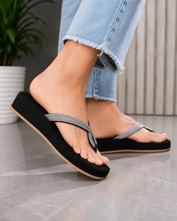 DASHNY_Women’s_Stylish_Soft_Cushion_Platform_Slippers_|_Lightweight_Anti-Skid_Flip_Flops_with_Firm_Arch_Support_&_Elegant_Strap_Design