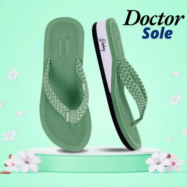 DASHNY Doctor Women Ortho Extra Soft Slippers For Heel Pain For Women  Girls Flip Flops Green Price in India Buy DASHNY Doctor Women Ortho Extra 