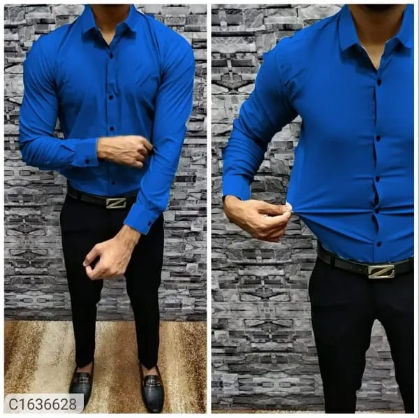 Blue_laycra_fabric_full_sleeve_shirtFull_Sleeves