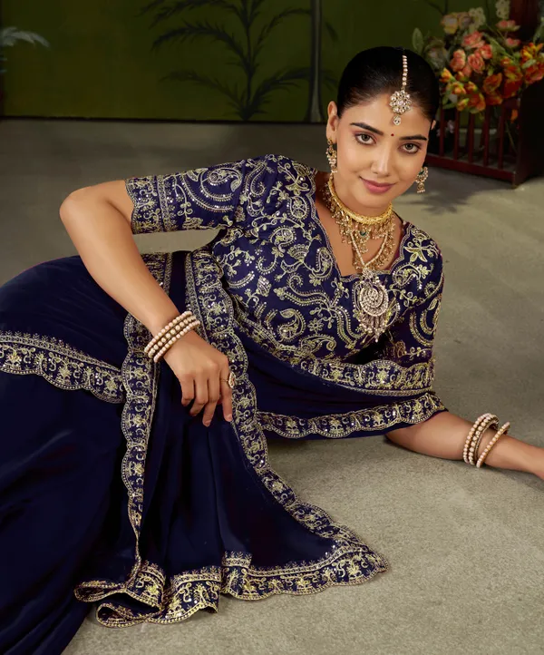 Navy_Blue_Rangoli_Silk_Embroidered_Cutwork_Lace_Saree_for_Women_with_Designer_Blouse_Piece