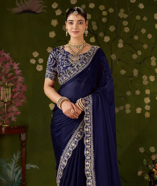 Navy_Blue_Rangoli_Silk_Embroidered_Cutwork_Lace_Saree_for_Women_with_Designer_Blouse_Piece