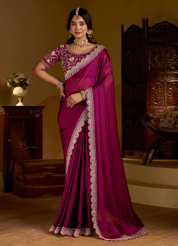 Rani_Pink_Rangoli_Silk_Saree_with_Heavy_Embroidery_Work_and_heavy_work_Blouse_for_Wedding_&_Party_Wear