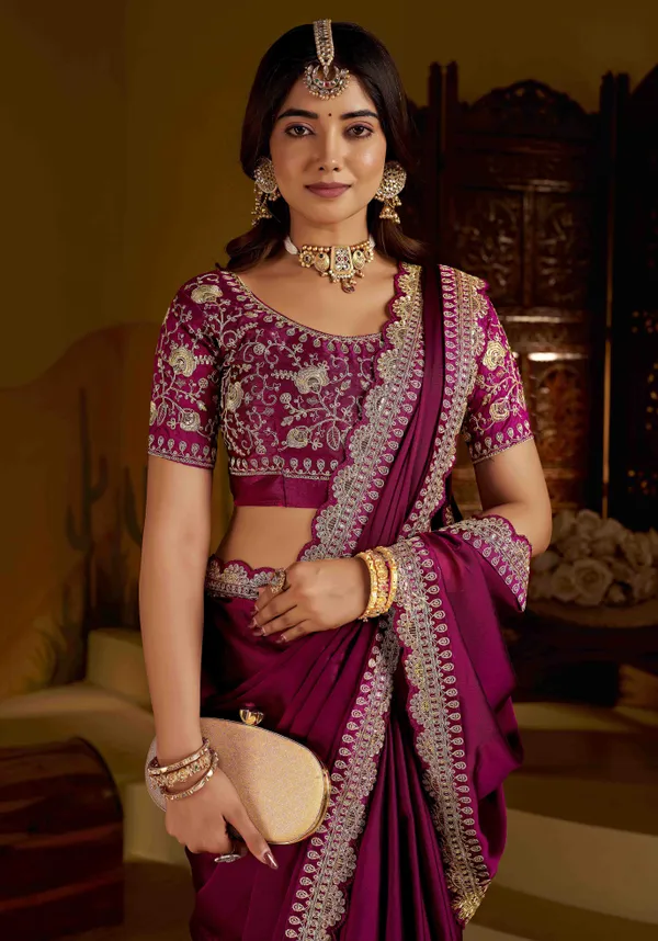 Rani_Pink_Rangoli_Silk_Saree_with_Heavy_Embroidery_Work_and_heavy_work_Blouse_for_Wedding_&_Party_Wear