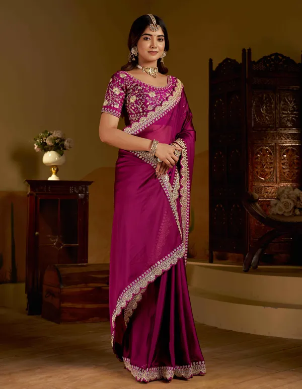 Rani_Pink_Rangoli_Silk_Saree_with_Heavy_Embroidery_Work_and_heavy_work_Blouse_for_Wedding_&_Party_Wear