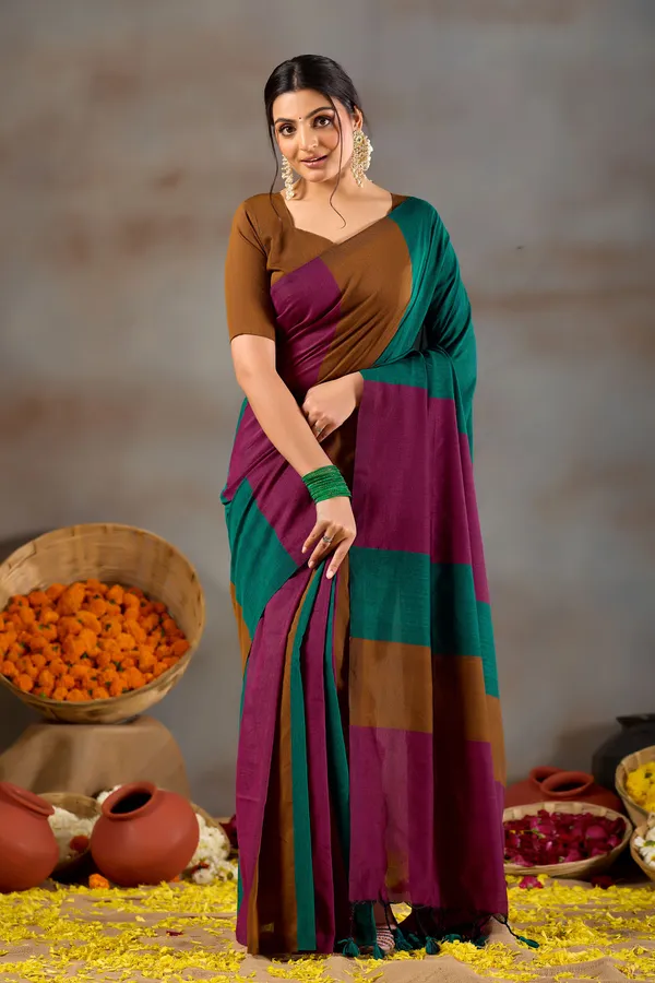 Rama_Green_Handloom_Khadi_Cotton_Saree