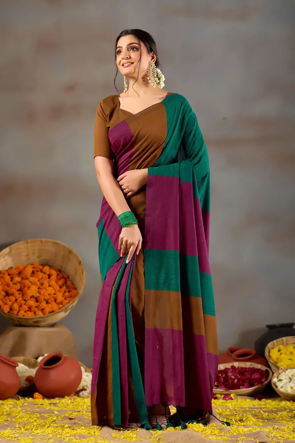 Rama_Green_Handloom_Khadi_Cotton_Saree