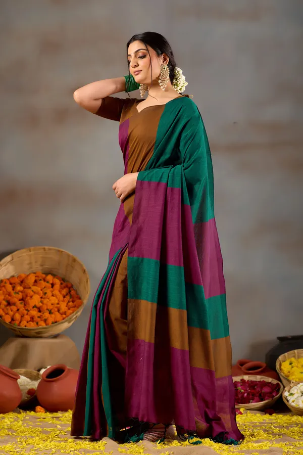 Rama_Green_Handloom_Khadi_Cotton_Saree