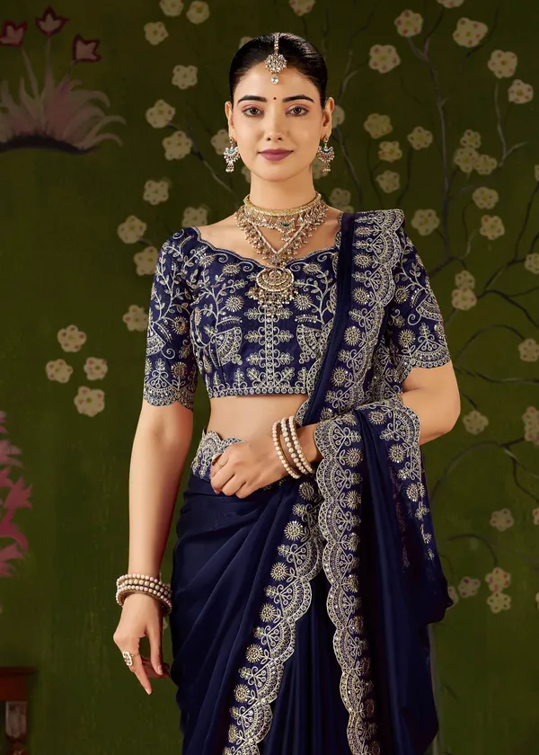 Navy_Blue_Rangoli_Silk_Saree_with_Embroidered_Designer_Blouse_Piece
