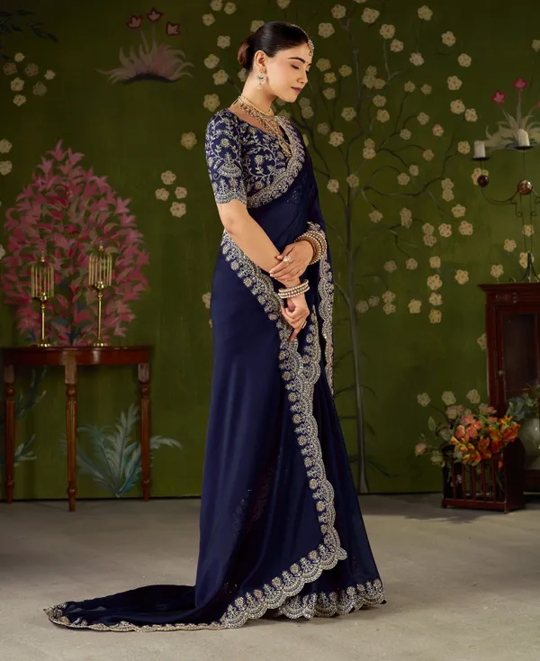 Navy_Blue_Rangoli_Silk_Saree_with_Embroidered_Designer_Blouse_Piece