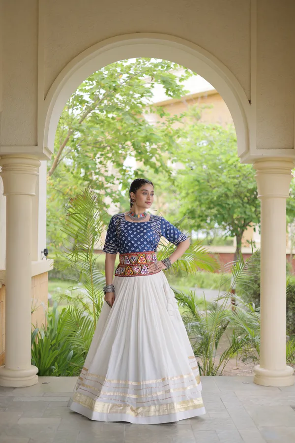 Celebrate_Navratri_festive_vibes_with_this_traditional_&_stylish_Lehenga_with_Blouse,_perfect_for_dance,_devotion_&_togetherness._Available_in_vibrant_colors_with_a_stitched_half_sleeves_blouse_�_ready_to_wear.