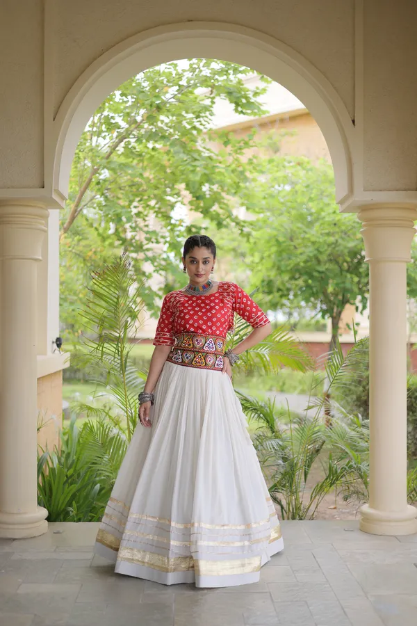 Celebrate_Navratri_festive_vibes_with_this_traditional_&_stylish_Lehenga_with_Blouse,_perfect_for_dance,_devotion_&_togetherness._Available_in_vibrant_colors_with_a_stitched_half_sleeves_blouse_�_ready_to_wear.