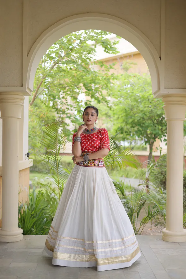 Celebrate_Navratri_festive_vibes_with_this_traditional_&_stylish_Lehenga_with_Blouse,_perfect_for_dance,_devotion_&_togetherness._Available_in_vibrant_colors_with_a_stitched_half_sleeves_blouse_�_ready_to_wear.