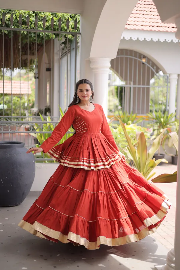 Celebrate_Navratri_festive_vibes_with_this_traditional_&_stylish_Lehenga_with_Top,_perfect_for_dance,_devotion_&_togetherness._Available_in_vibrant_colors_with_stitched,_full_sleeves_blouse_�_ready_to_wear
