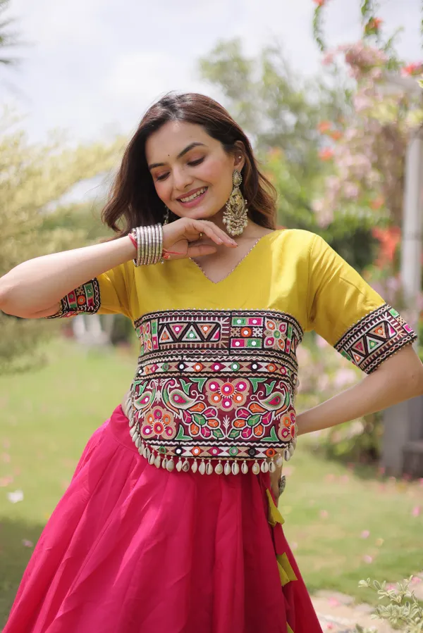 Celebrate_Navratri_vibes_with_this_traditional_&_festive_Lehenga_with_Top,_perfect_for_dancing,_devotion_&_togetherness._Available_in_multiple_colors_and_stitched_sizes_�_ready_to_wear.