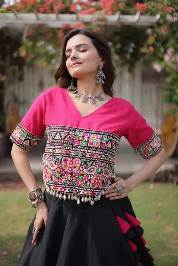 Celebrate_Navratri_vibes_with_this_traditional_&_festive_Lehenga_with_Top,_perfect_for_dancing,_devotion_&_togetherness._Available_in_multiple_colors_and_stitched_sizes_�_ready_to_wear.