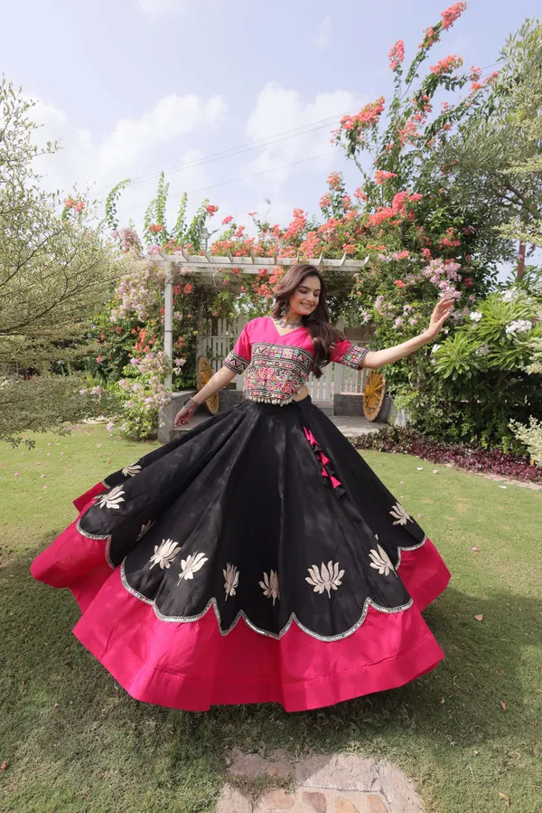 Celebrate_Navratri_vibes_with_this_traditional_&_festive_Lehenga_with_Top,_perfect_for_dancing,_devotion_&_togetherness._Available_in_multiple_colors_and_stitched_sizes_�_ready_to_wear.