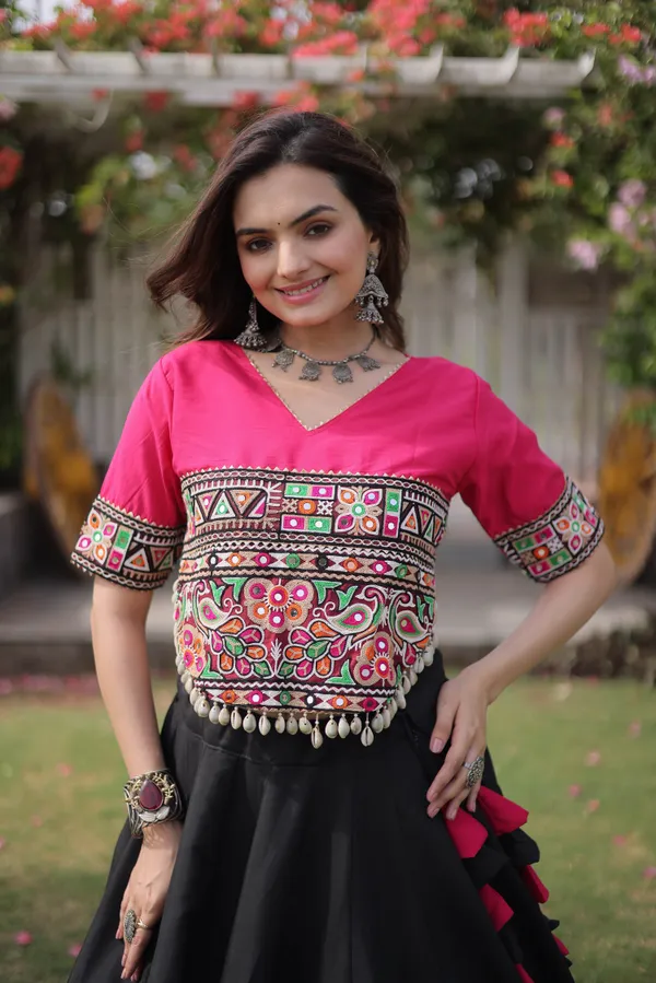 Celebrate_Navratri_vibes_with_this_traditional_&_festive_Lehenga_with_Top,_perfect_for_dancing,_devotion_&_togetherness._Available_in_multiple_colors_and_stitched_sizes_�_ready_to_wear.