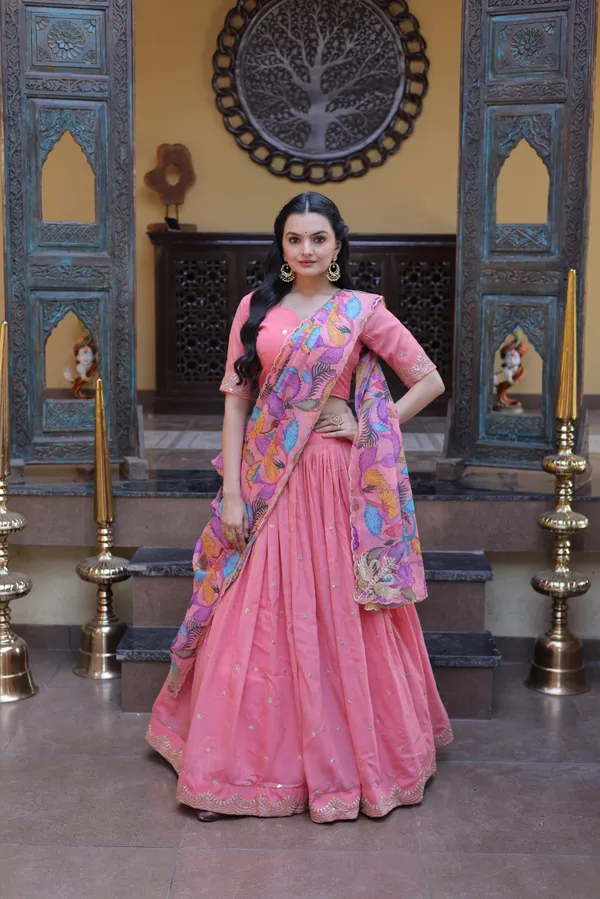 Cosmos_silk_with_Zari__Sequins_Embroidered_work