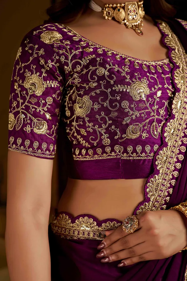 Wine_Rangoli_Silk_Saree_with_Heavy_Embroidery_Work_and_heavy_work_Blouse_for_Wedding_&_Party_Wear