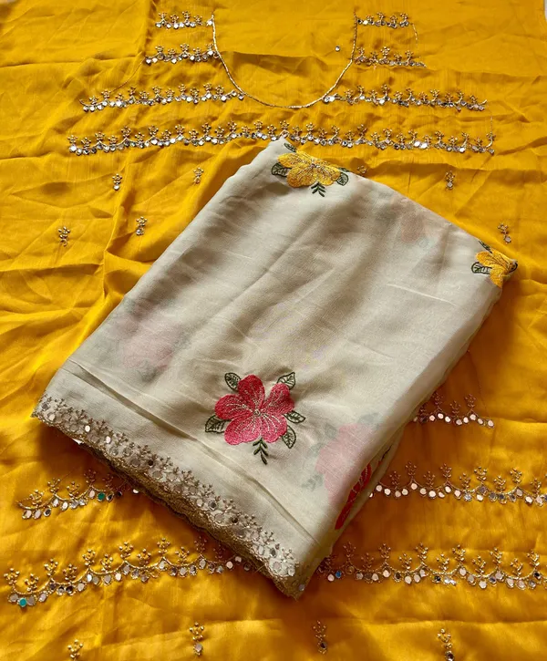 Designer_Beige_Rangoli_Silk_Fabric_with_Embroidery_&_Mirror_Work_|_Party_Wear_Fabric