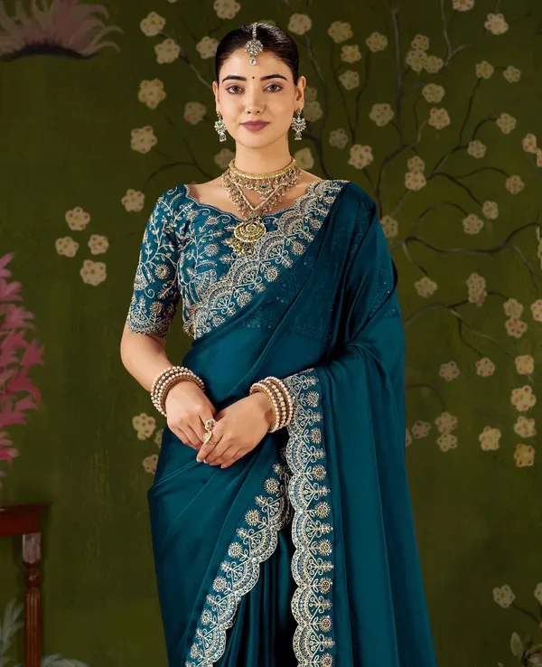 Rama_Green_Rangoli_Silk_Saree_with_Embroidered_Designer_Blouse_Piece