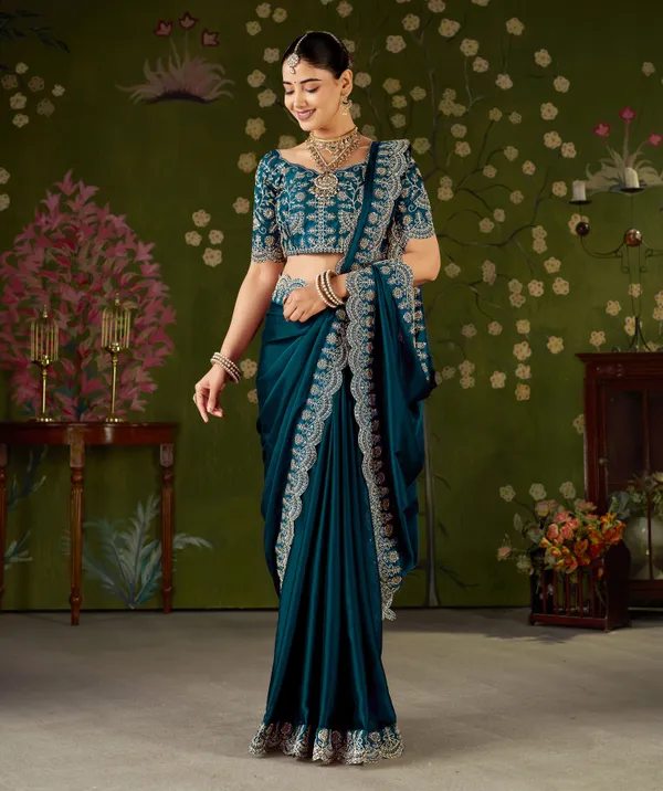 Rama_Green_Rangoli_Silk_Saree_with_Embroidered_Designer_Blouse_Piece