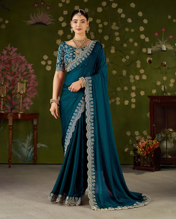 Rama_Green_Rangoli_Silk_Saree_with_Embroidered_Designer_Blouse_Piece