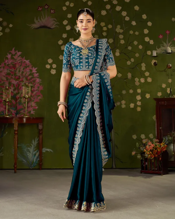 Rama_Green_Rangoli_Silk_Saree_with_Embroidered_Designer_Blouse_Piece