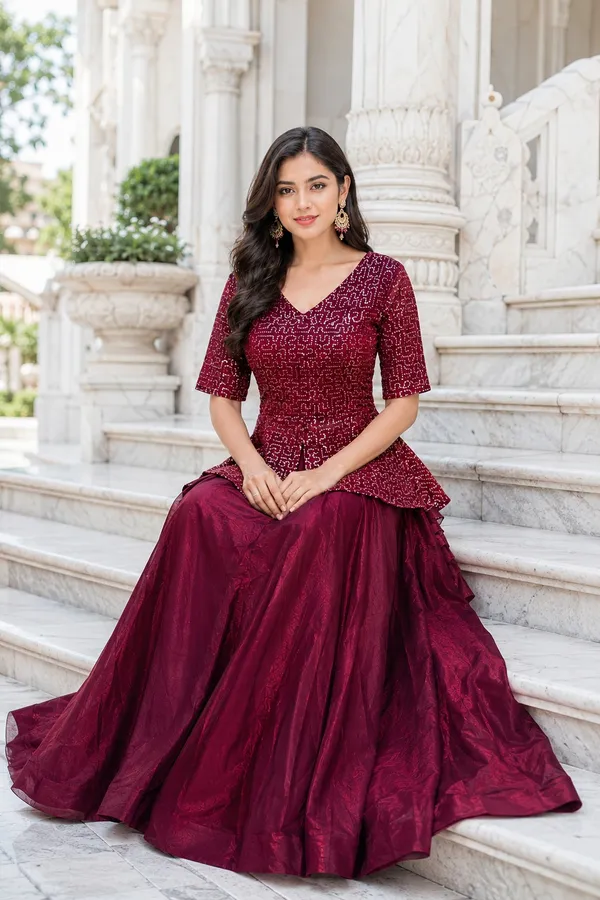 Elegant_Fendy_Satin_Lehenga_with_stylish_kali_stitching,_giving_a_beautiful_flared_look._Perfect_for_festive_&_party_wear,_paired_with_a_fully_stitched_blouse_for_a_ready-to-wear_look._?