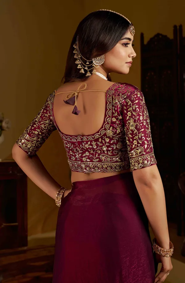 Wine_Colour_Satin_Silk_Saree_with_Heavy_Embroidery_Work_Blouse_Designer_Wedding_&_Party_Wear_Ethnic_Saree_for_Women