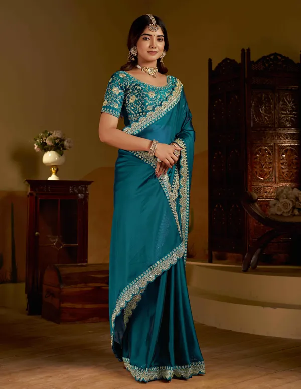 Rama_Green_Rangoli_Silk_Saree_with_Heavy_Embroidery_Work_and_heavy_work_Blouse_for_Wedding_&_Party_Wear