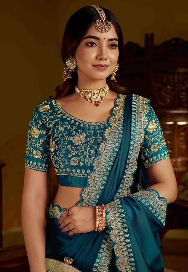 Rama_Green_Rangoli_Silk_Saree_with_Heavy_Embroidery_Work_and_heavy_work_Blouse_for_Wedding_&_Party_Wear