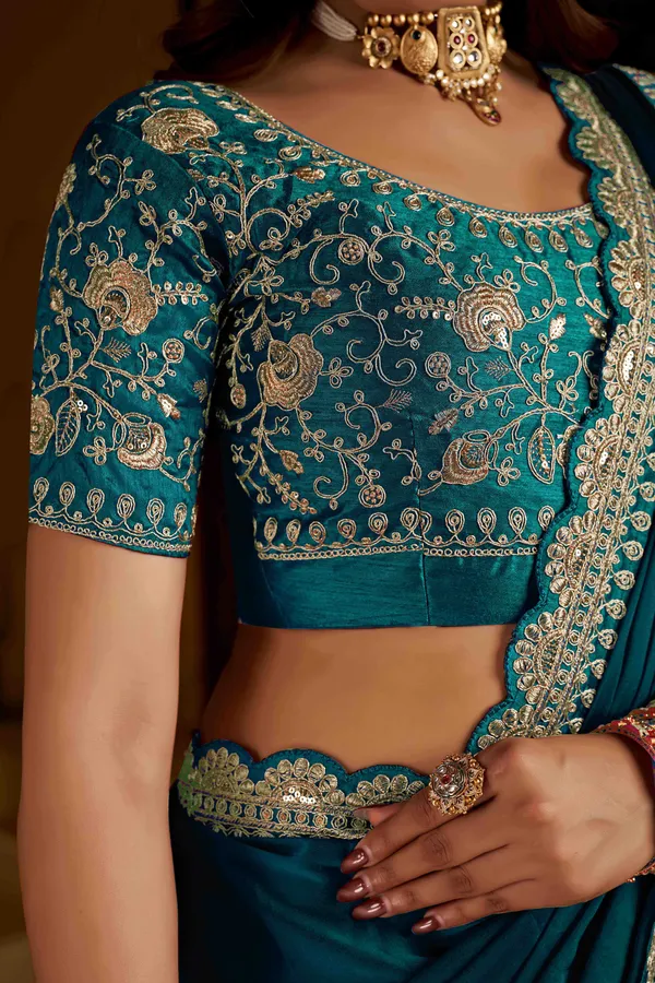 Rama_Green_Rangoli_Silk_Saree_with_Heavy_Embroidery_Work_and_heavy_work_Blouse_for_Wedding_&_Party_Wear