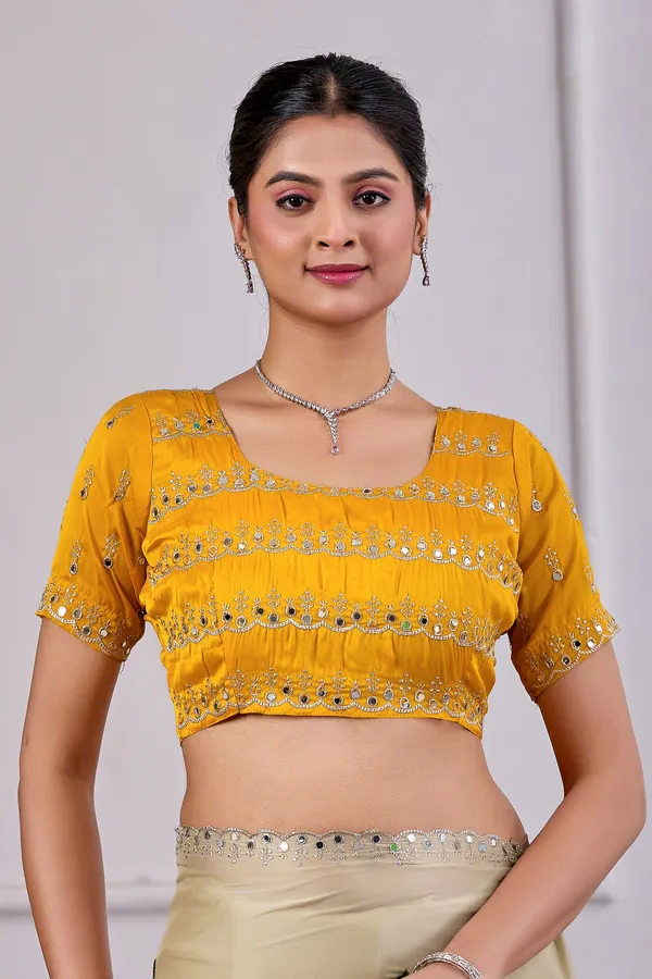 Elegant_Beige_Mirror_Work_Saree_for_Women_|_Floral_Embroidered_Rangoli_Party_Wear