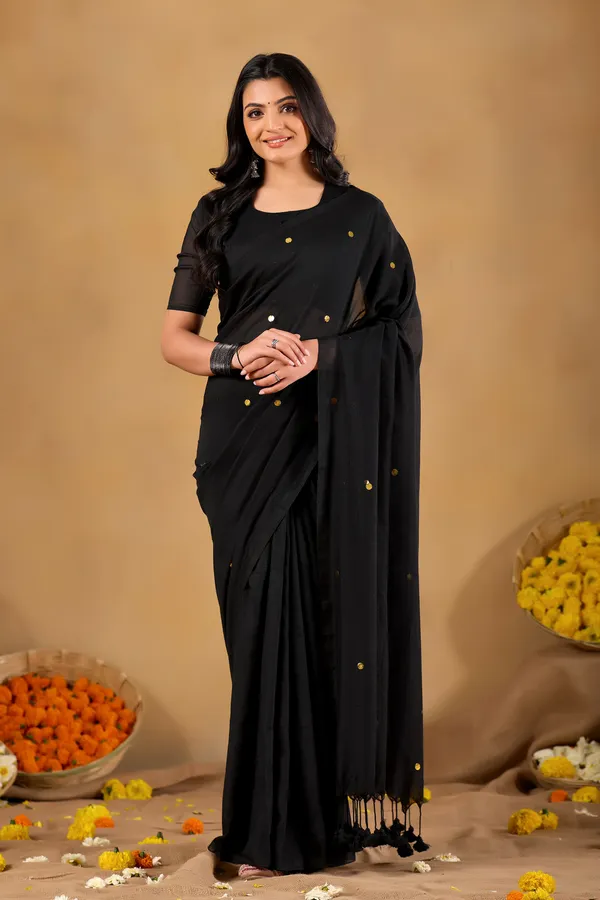 Black__Handloom_Gini_Cotton_Saree