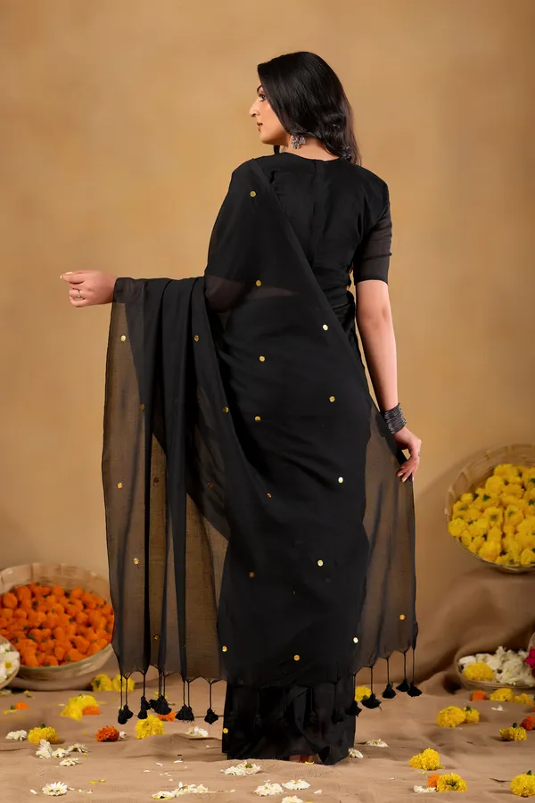 Black__Handloom_Gini_Cotton_Saree