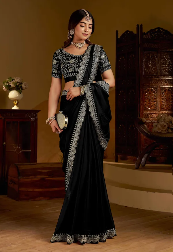 Black_Rangoli_Silk_Saree_with_Heavy_Embroidery_Work_and_heavy_work_Blouse_for_Wedding_&_Party_Wear