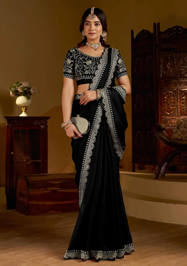 Black_Rangoli_Silk_Saree_with_Heavy_Embroidery_Work_and_heavy_work_Blouse_for_Wedding_&_Party_Wear